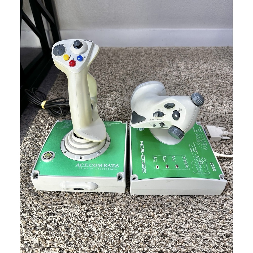 Ace Combat 6 Hori Ace Edge Flight Stick & Throttle Xbox 360 – Tested Works